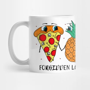 Pizza and Pineapple: Forbidden Love Hawaiian Pizza Mug